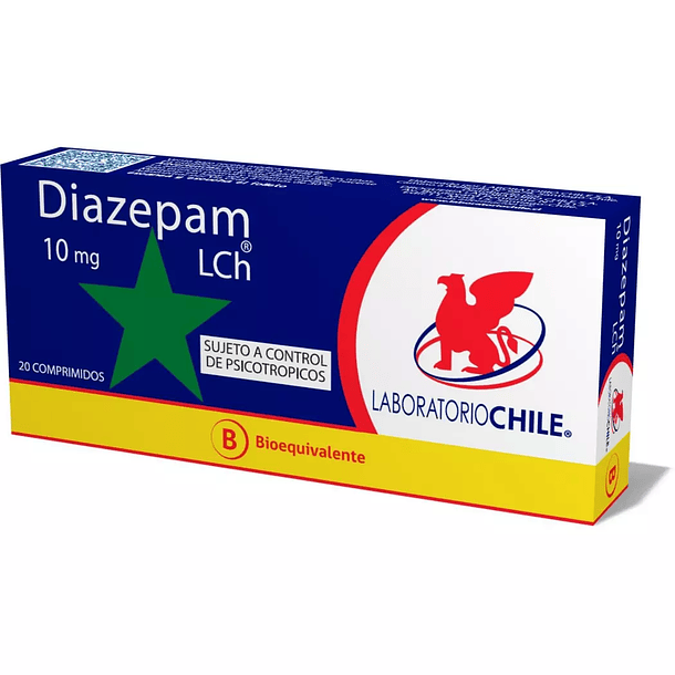 Diazepam 10 Mg X 20 Comprimidos 