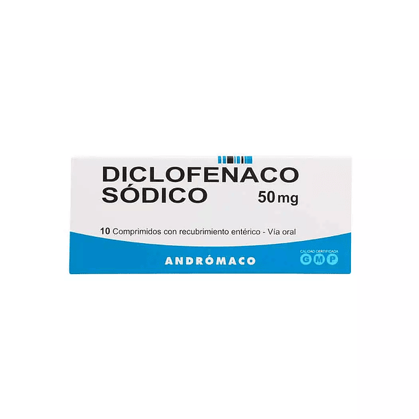 Diclofenaco 50  Mg X10 Comprimidos 