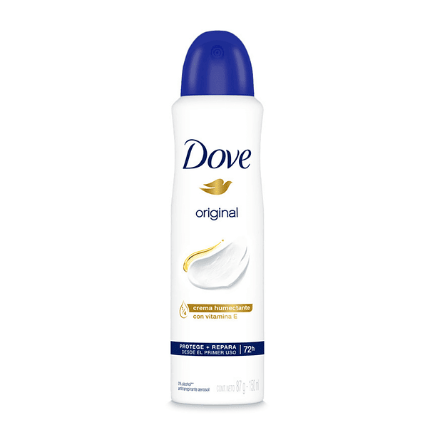 Dove Desodorante Antitranspirante Original Aerosol 250Ml 