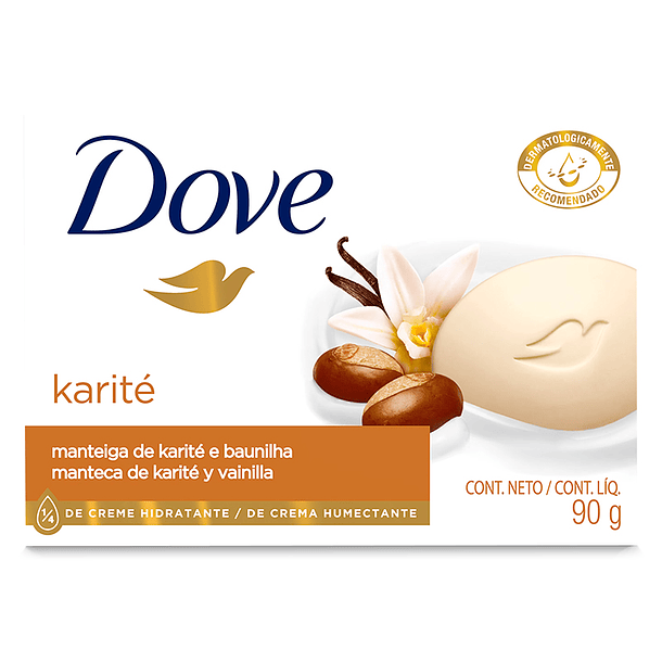 Dove Jab Bar Karite Vainilla X 90 Gr 