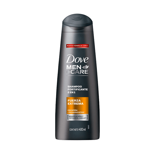 Dove Men Sh Fuerza Extrema 2 En 1 400Ml 