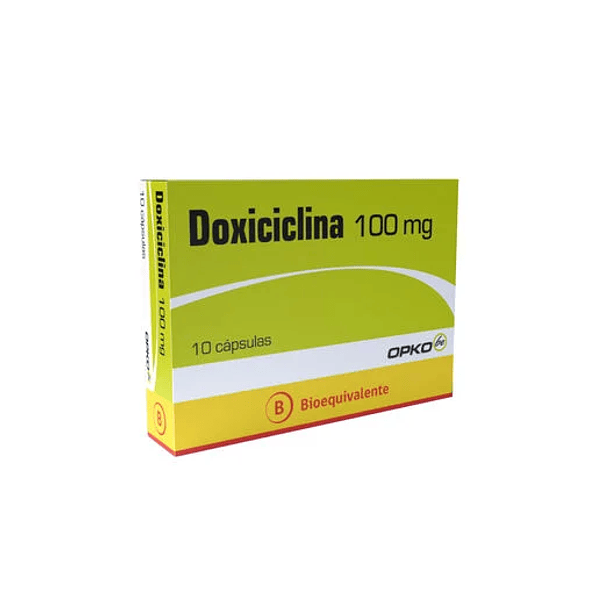 Doxiciclina 100Mg X 10 Cápsulas Opko 