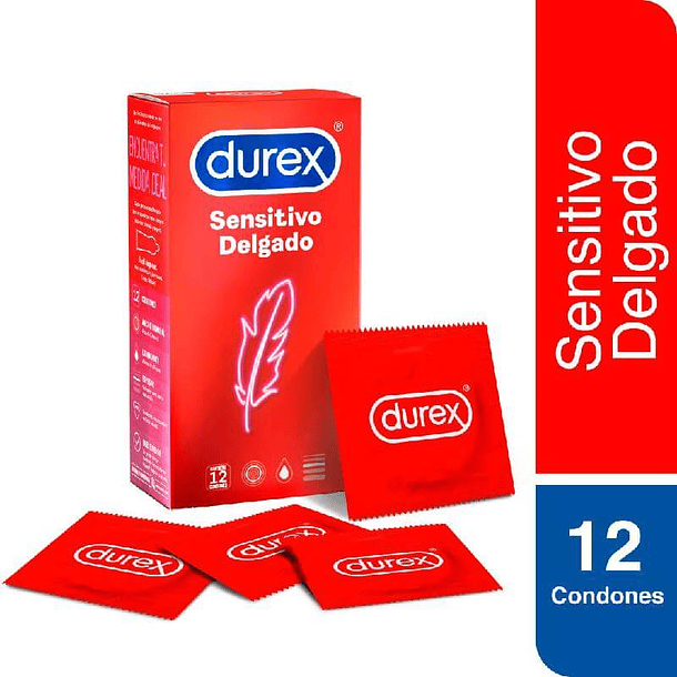 Durex Sensitivo Delgado X 12 