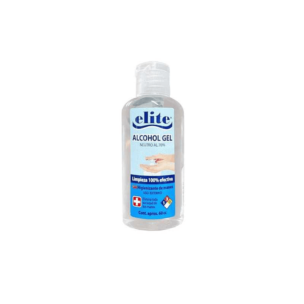 Elite Alcohol Gel 70% X 60Ml  