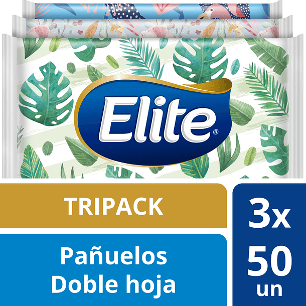 Elite Pañuelo Bolsa X 3 