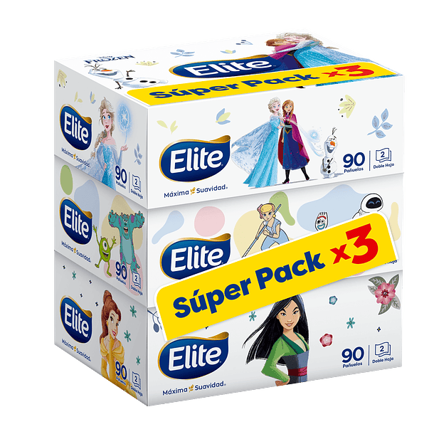 Elite Pañuelo Facial Disney 90 X 3 