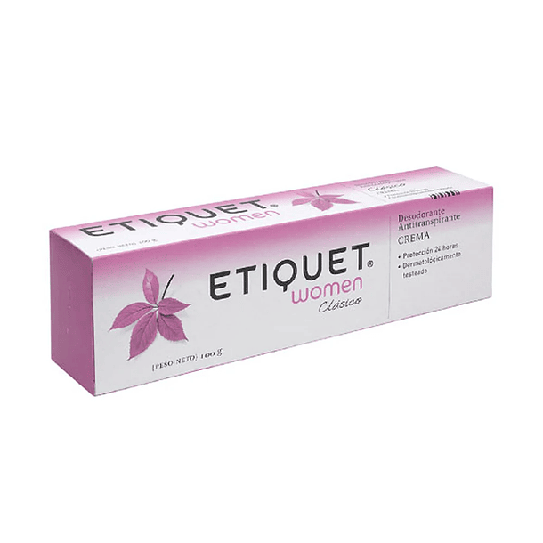 Etiquet Women Clásico Antitranspirante Crema 100 G 