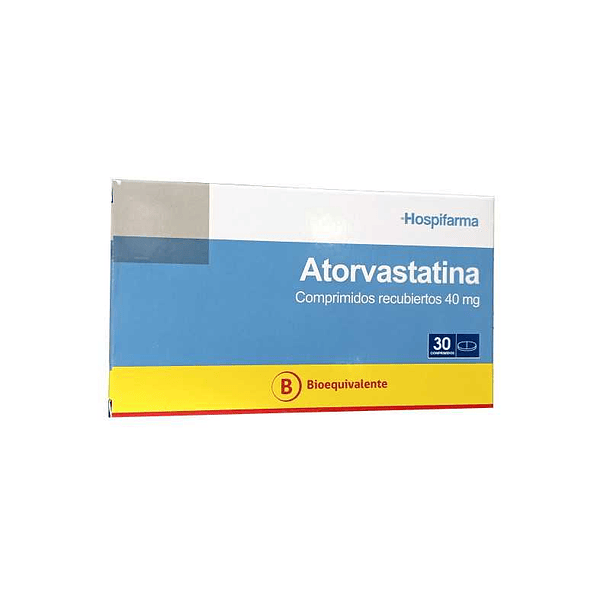 Atorvastatina 40 Mg X 30 Comprimidos Hospifarma 