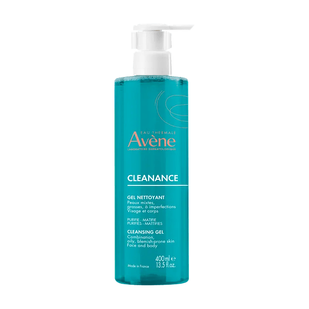Avene Cleanance Gel Limpiador Facial x 400 ml 