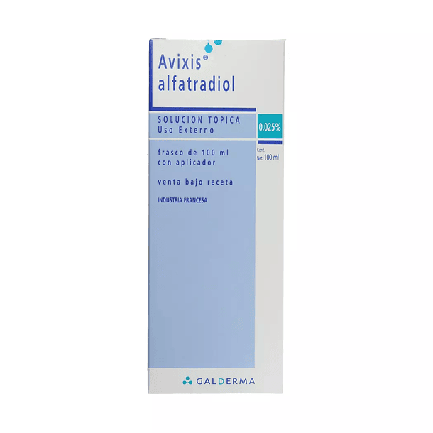 Avixis Alfatradiol Solución Tópica 0.025% x 100 ml 