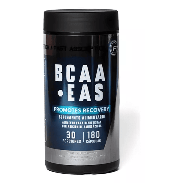 Bcaa + Eas 180 Capsulas Suplemento Alimentario  