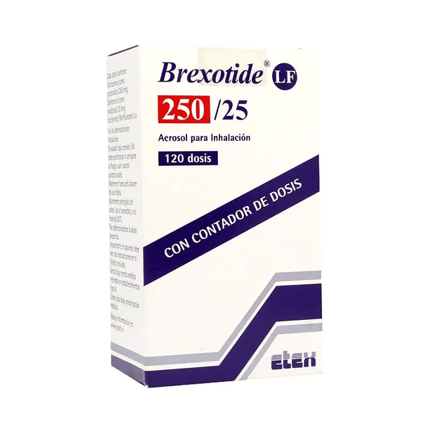 Brexotide Lf Inh Buc 250/25 X 120 Dss 