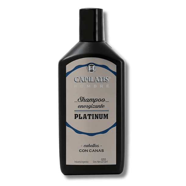Capilatis Shampoo Energizante Platinum Frasco 370 Ml 