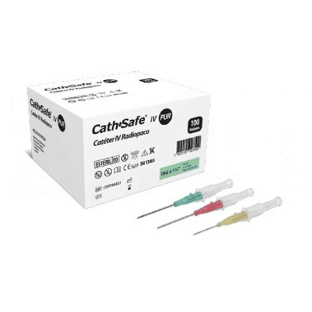 Cateter Ev X 24G X 19 Mm X 100 Unidades 