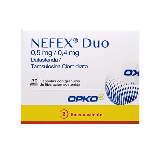 Cenabast - Nefex Duo 0,5 Mg/0,4 Mg  X30 Cápsulas Con Gránulos De Liberación Sostenida 