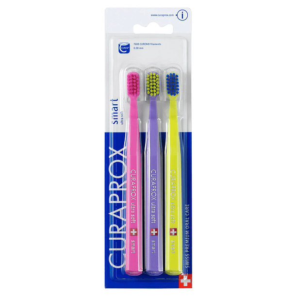 Cepillo Dental 7600 Smart Pack X 3 