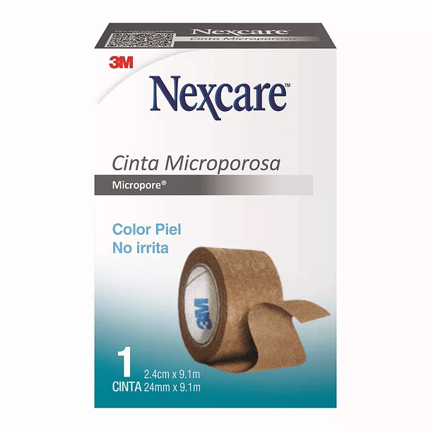 Cinta Microporosa Nexcare 24 Mm - 9.1 Mt 