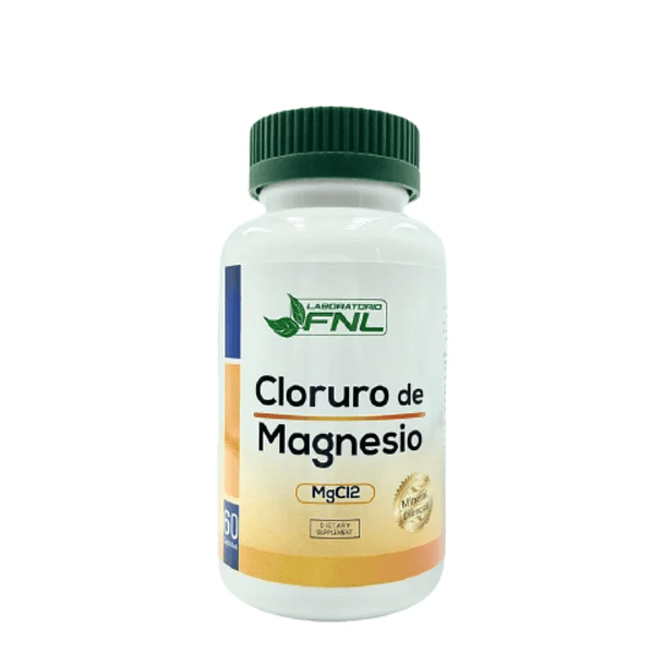 Cloruro De Magnesio 60 Cap 500 Mg  