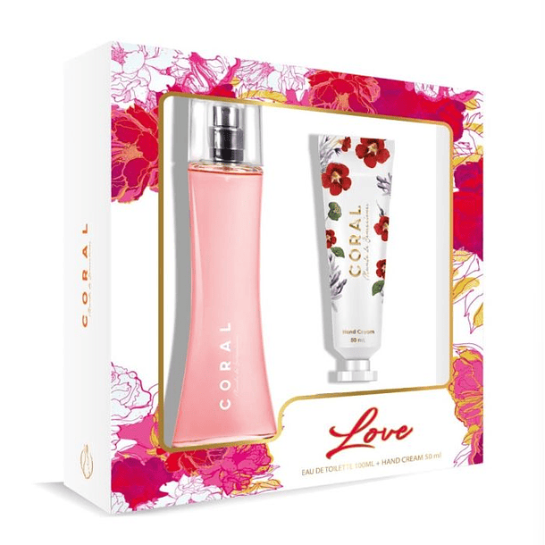 Coral Love Edt.Vaporizador 100Ml+Coral Love Crema De Manos 50Ml 