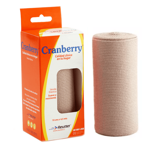 Cranberry Venda Elastica Piel 10 Cm X 4.5 Mt X 