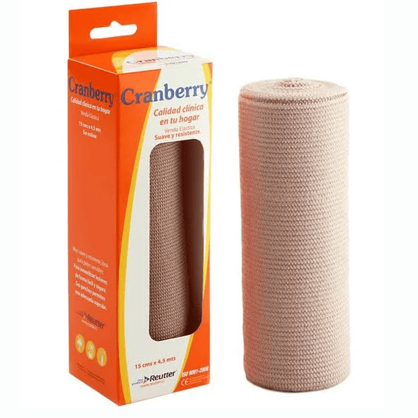 Cranberry Venda Elastica Piel 15Cm X 4.5 M 