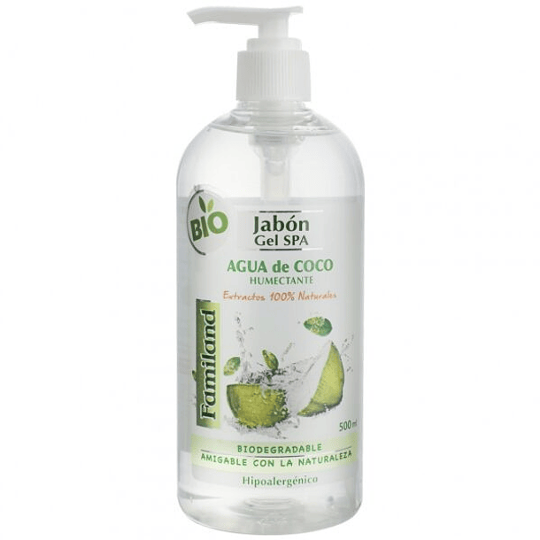 Familand Jab Agua De Coco Con Valvula X 500 