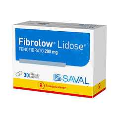 CENABAST-Fibrolow 200mg x 30 Cápsulas