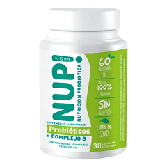 NUP Probióticos + Complejo B X 60 Cápsulas