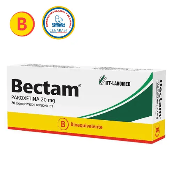 CENABAST- Bectam 20 Mg x 60 Comprimidos Recubiertos 