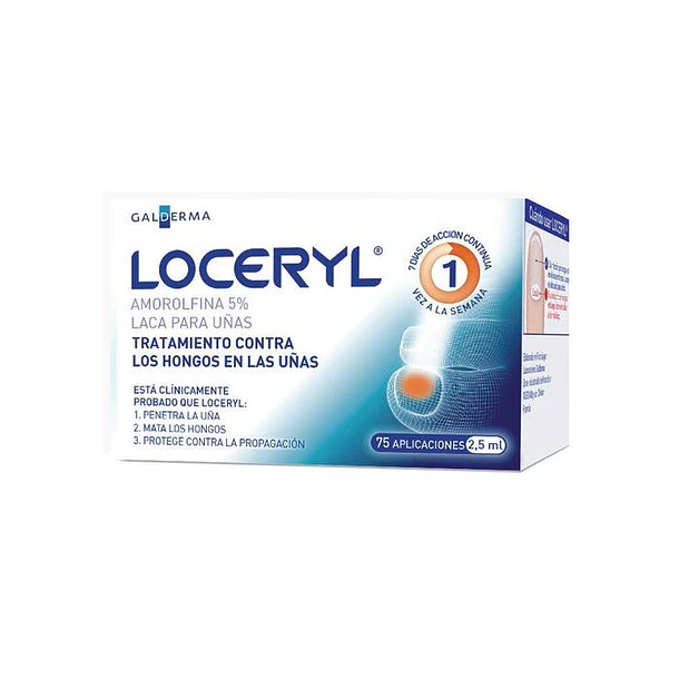 Loceryl 5% X2,5 ML Laca Tópica 