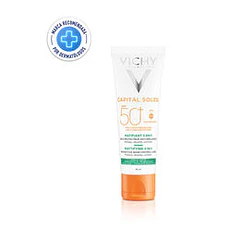 Vichy Capital Soleil SPF50(+) Matificante 3 en 1 Prot/Abs/Cont.a/Brillo 50ml