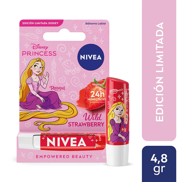 Nivea Bálsamo Labial Princess Strawberry 