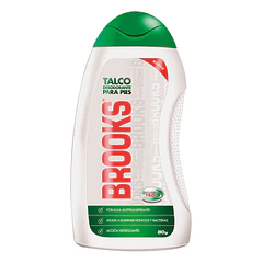 Brooks Talco Polvo Silver para Pies 80 Gramos