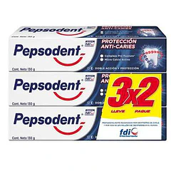 Pepsodent Pasta Dental Anti-Caries x 3