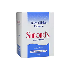 Simonds Talco Repto Pvo x 250 gr