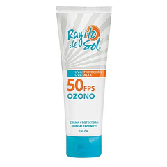 Rayito de Sol FPS50 Ozono Crema Protectora Hipoalergenico 190gr
