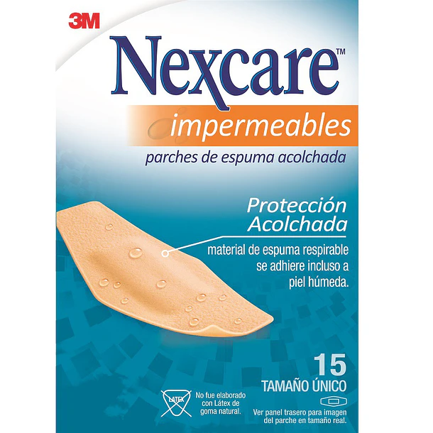 Parche Nexcare Impermeable/ Protección Acolchada 
