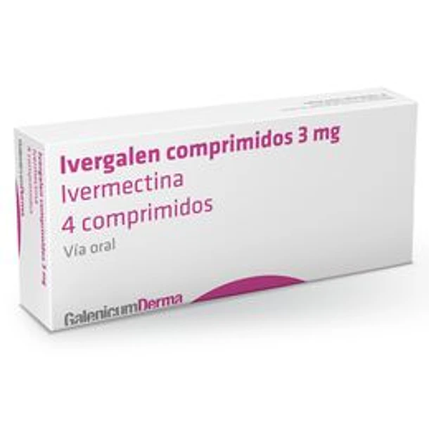Ivergalen 3mg x 4 Comprimidos 