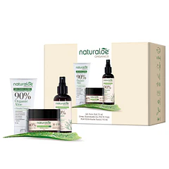 Naturaloe Aloe Miist Facial, Gel para Piel + Crema Hidratante Dia