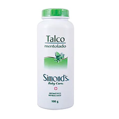 Simonds Talco Mentolado Pvo x 100 gr