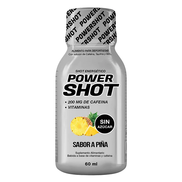 Shot Energético Sabor Piña 60 ml 