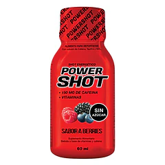 Shot Energético Sabor Berries 60 ml