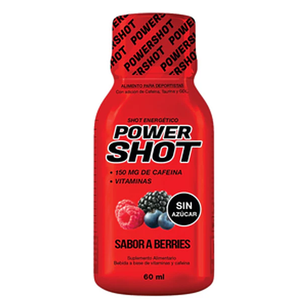 Shot Energético Sabor Berries 60 ml 