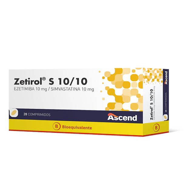 Zetirol S 10/10 mg x 28 Comprimidos 