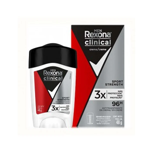 Rexonal Desodorante Clinical Crema Sport Strength 