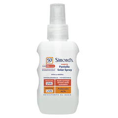 Simonds Pantalla Solar Niños y Adultos 50spf+ x 100ml