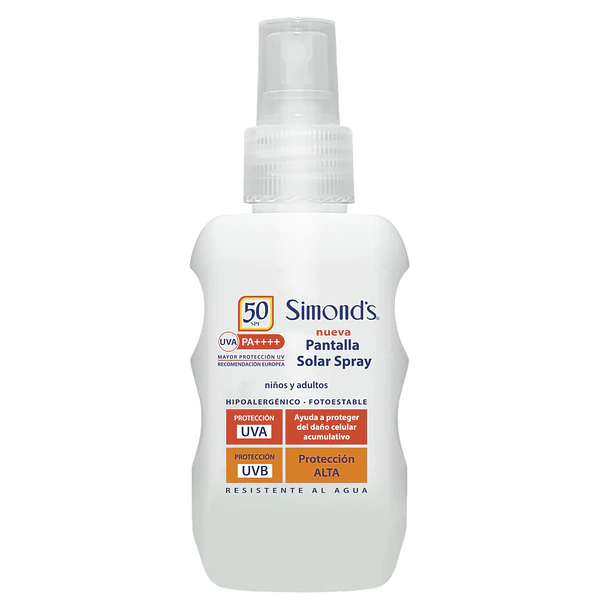 Simonds Pantalla Solar Niños y Adultos 50spf+ x 100ml 