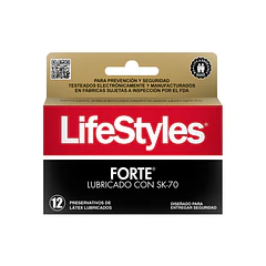 Lifestyles Forte Lubricado 12 Preservativos