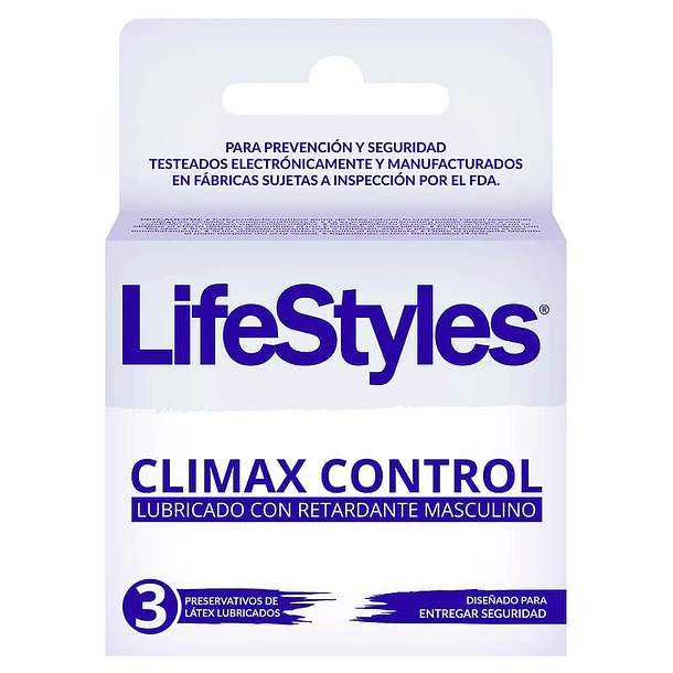 Preserv Lifestyles Climax Control x 3 