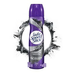 Lady Speed Stick Carbon Absorb x 150ml Spray